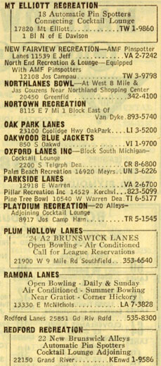 Ramona Lanes - Yellow Pages Listing